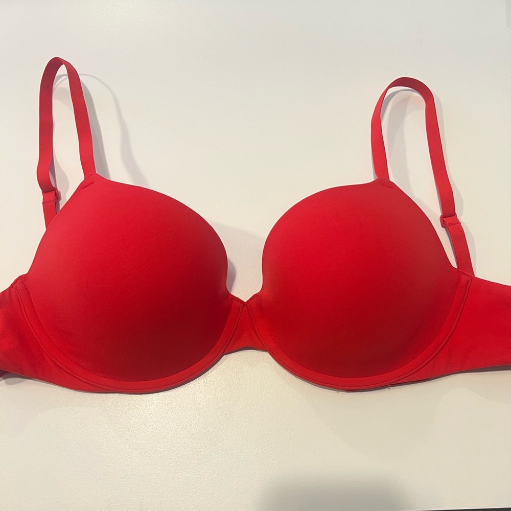 SKIMS Bold Red Push-Up Bra